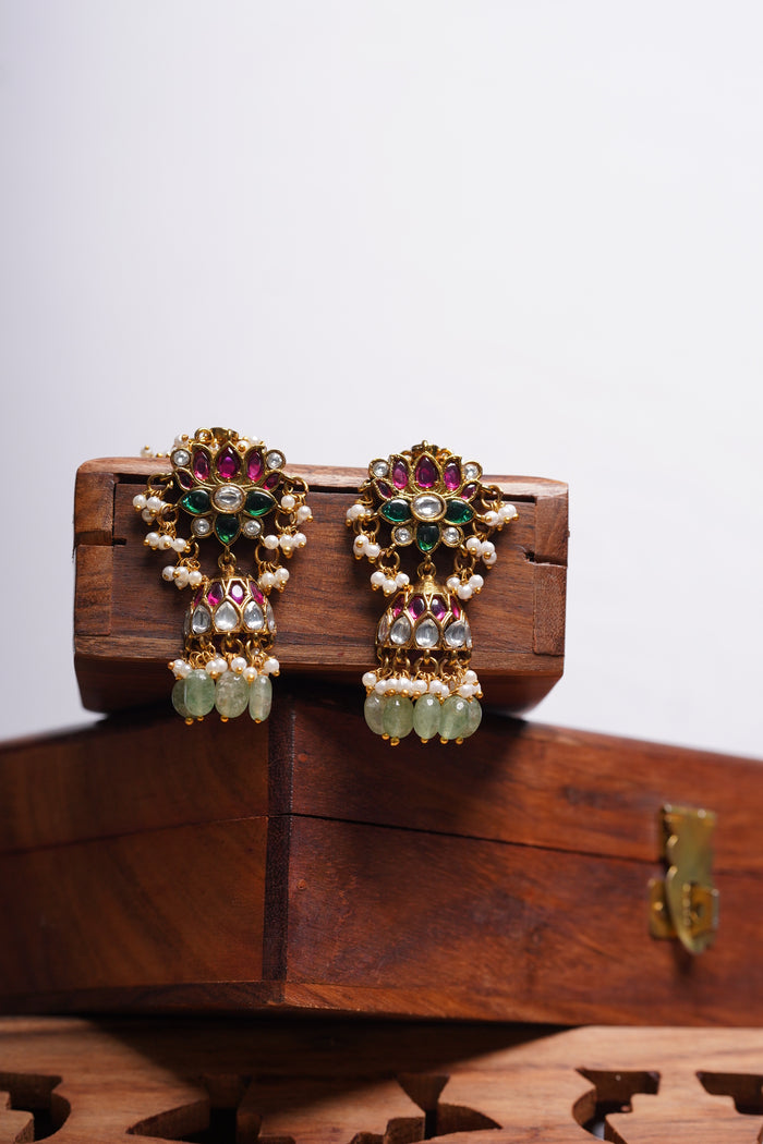 Kundan Jhumka Drops