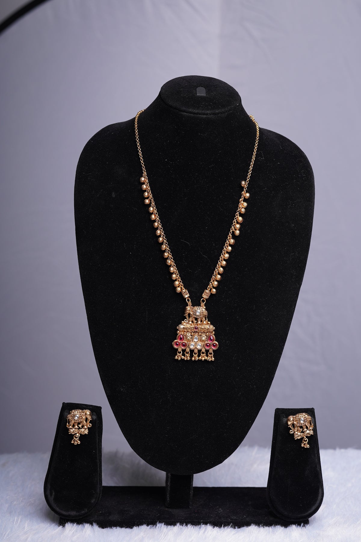 Ghungroo Pendant Set
