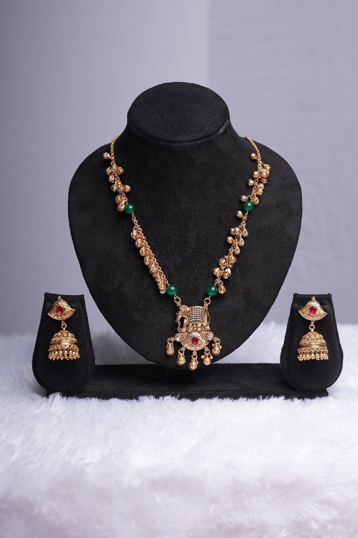 Ghungroo Pendant Set