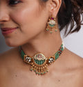 Rajwadi Meenakari Choker