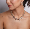 Kundan Meenakari Blue Set