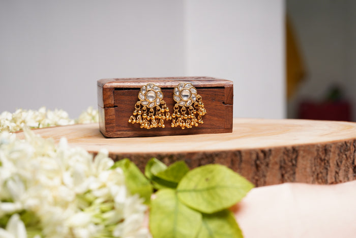 Mini Kundan Zumka Studs