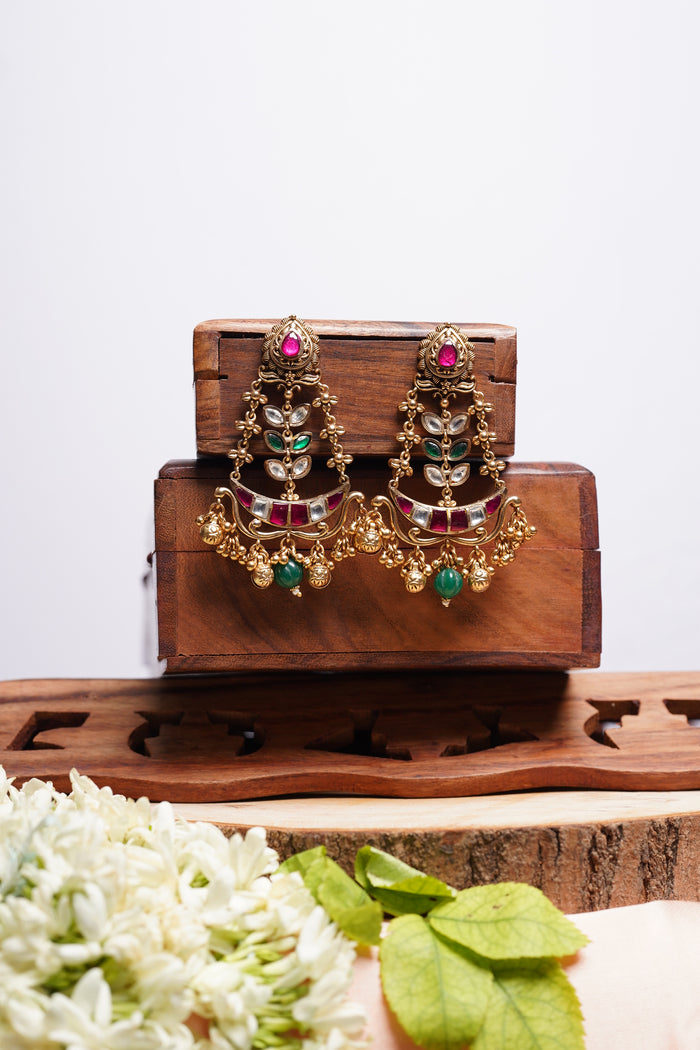 Kundan Chandbali Earring