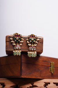 Kundan Jhumka Drops