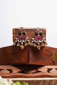Kundan Chandbali Earrings