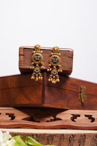 Heritage Green Drop Earrings