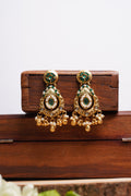 Green Emerald Drop Earrings