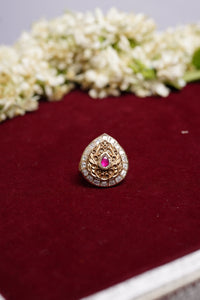 Ruby Teardrop Ring