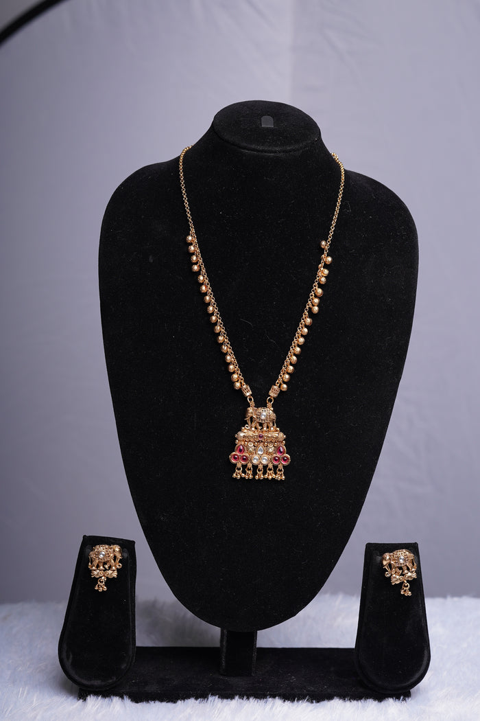 Ghungroo Pendant Set