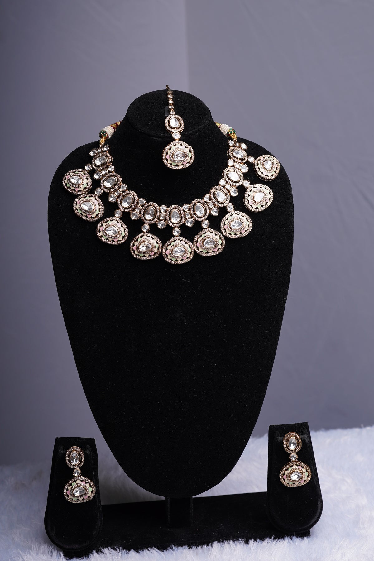 Gulzar Meenakari Bridal Set