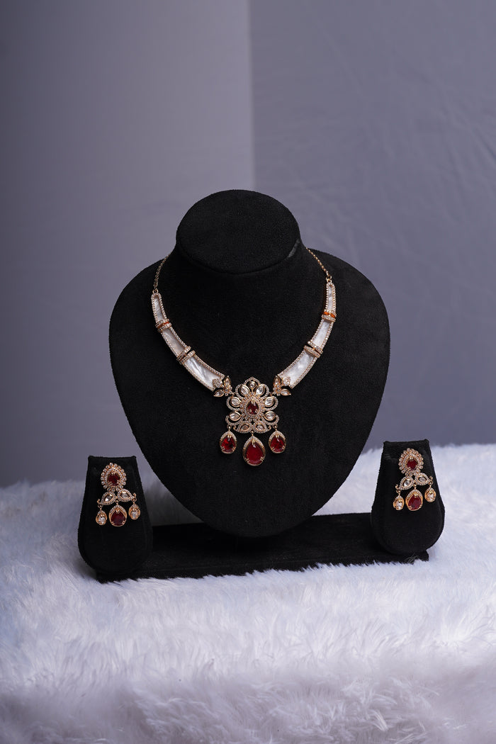 Ruby Noor Husli Set