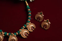 Chandrakala Emerald Set