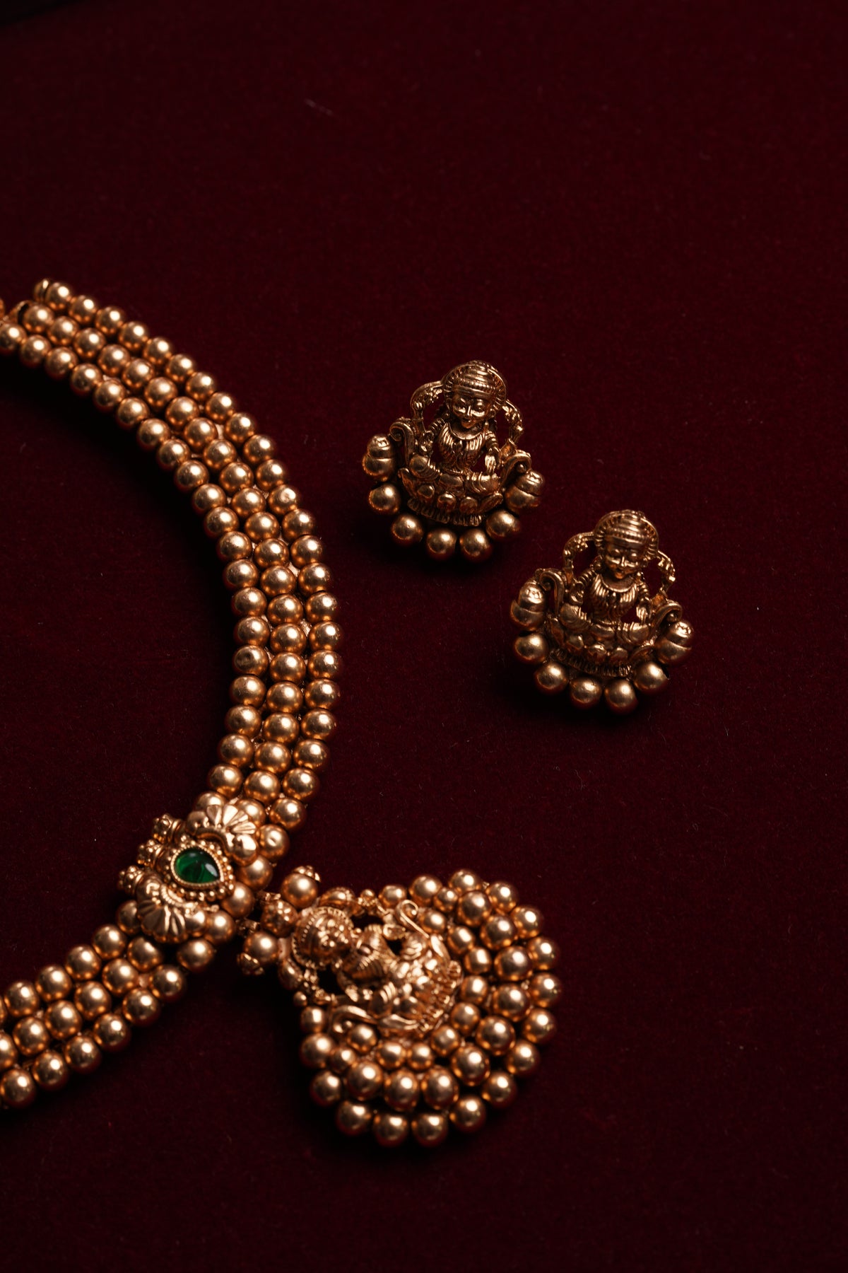Peshwai Haar with Laxmi Pendant