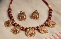 Chandrakala Ruby Set