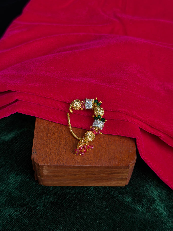 Golden Beads Nath