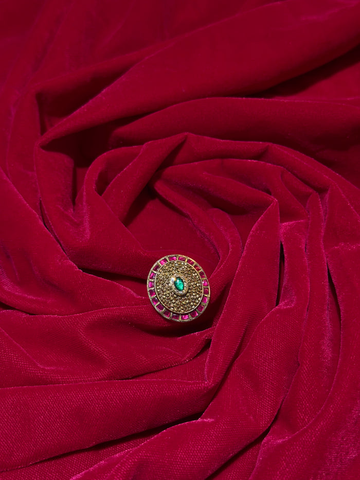 Ruby Green Ring