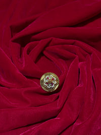 Flower Blossom Kundan Ring