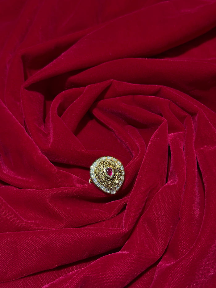 Ruby Teardrop Ring